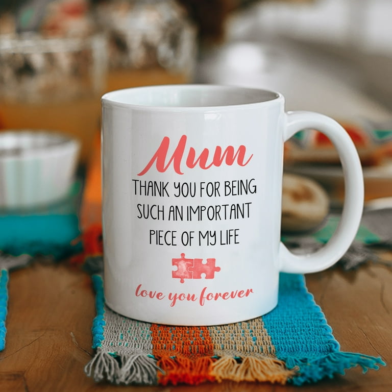 KAAYEE Mum,Love You Forever Mug-11 oz Ceramic Coffee Mug-For Mom