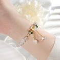 thumbnail image 2 of keusn beaded bracelet female natural stone flower stretch bracelet semi gemstone beaded bracelet christmas back to school gift, 2 of 9