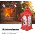 thumbnail image 5 of Linternas navideñas, pequeñas lámparas retro portátiles con pilas Luces nocturnas de Papá Noel Lámpara Vela LED Mesa Decoraciones de habitaciones de Navidad, 5 of 5