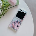 thumbnail image 6 of Allytechgroup Flower Series Slim Phone Case for Samsung Galaxy Z Flip 7, Soft TPU Back Cover with Hand Wrist Stylish Shockproof Bumper Case for Galaxy Z Flip7, 6 of 7