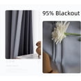 thumbnail image 1 of Cortinas para ventana de sala de estar de 310cm de altura, cortinas opacas para dormitorio, cortina oscura, tratamiento de ventana con aislamiento térmico, 90-95%, 1 of 4