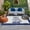 Dark Blue, variant on Nautical Ship Outdoor Rug 3x5 Ft, Non Slip Washable Area Rug, Blue Coastal Ocean Birds Boat Vintage Patio Rugs Carpet Runner, Large Floor Mat for Indoor/Outdoor Deck Porch Camping