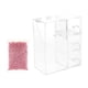 thumbnail image 1 of Organizador de maquilje transparente resistente al agua a prueba de polvo C Zulema Soporte para pinceles de maquillaje, 1 of 8