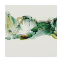 Trademark Fine Art Abstract Canvas Art ' Ua Ch Green Terrain Ii ' by Sisa Jasper