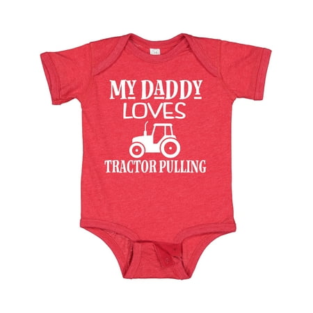 

Inktastic Tractor Pulling Dad Gift Baby Boy or Baby Girl Bodysuit