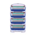 thumbnail image 1 of 4 Pcs 5 Layers Razor Blades Compatible Cartridges Men Care For Razors, 1 of 4