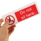 thumbnail image 4 of No te sientes aquí pegatina señal de seguridad pegatina de advertencia autoadhesiva para Office Hotel Park, 4 of 6