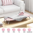 thumbnail image 3 of Tabla de planchar APEXCHASER pequeña con soporte para plancha rosa, 3 of 9