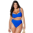 thumbnail image 4 of Swimsuits for All Valentine Ruched Bandeau High Waist Bikini Set, 4 of 6