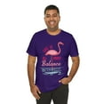 thumbnail image 6 of Amputee Humor TShirt “Flamingo Lifes About Balance V1 ” Crew Neck, 6 of 7