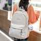 thumbnail image 5 of Mochila Casual Mochilas Gran Capacidad Mujer Sencilla para Deporte Exterior Blanca, 5 of 9