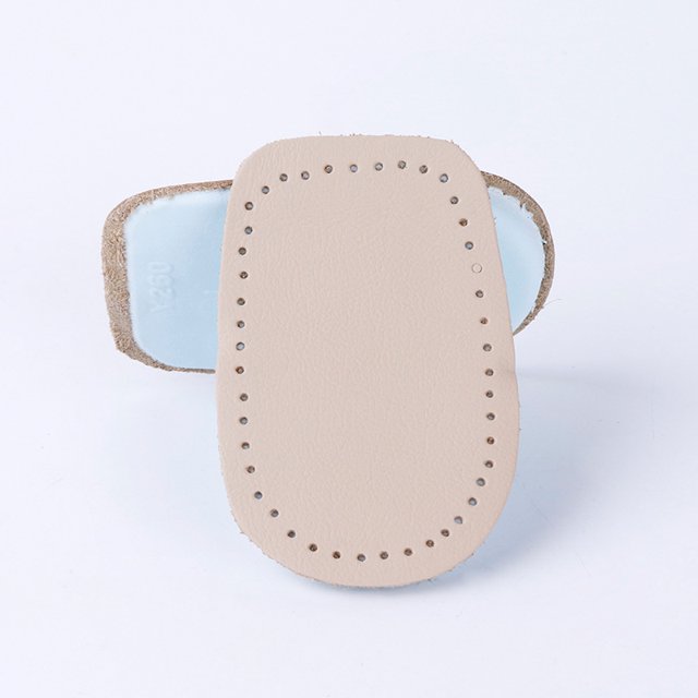 2 pares de inserciones de cuero con cojín de látex en el antepié, inserciones de cojín en el talón, absorción de impactos de piel de vaca para aliviar la presión para adultos