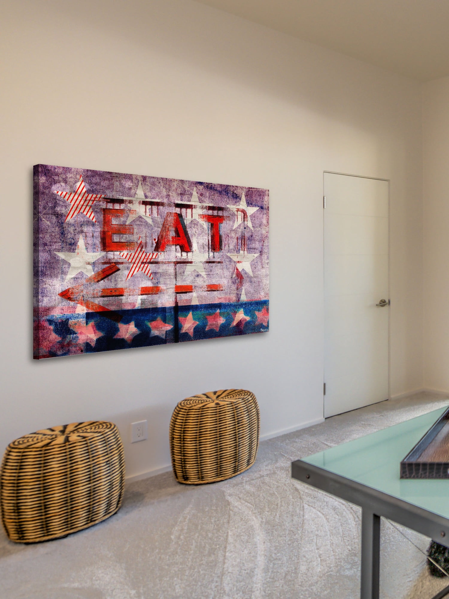 Parvez Taj "Eat This Way" Print on Canvas