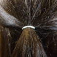 thumbnail image 3 of Amelia Beauty | 1/2in, White, Elastic Rubber Band Pony Tail Holders | Made in USA, Ideal for Ponytails, Braids, Twists, Dreadlocks, Styling Accessories for Women, Men and Girls | 500 Pack, 3 of 6