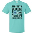 thumbnail image 3 of Inktastic ALS Awareness Strength Courage Support T-Shirt, 3 of 5