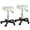 White, variant on SONGMY Single Black Adjustable Salon Stool, Hydraulic Rolling Chair for Tattoo Dental Facial Massage Spa