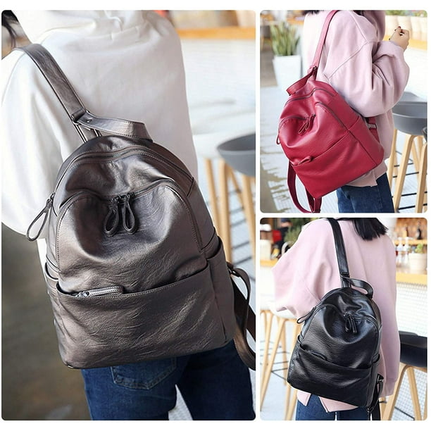 Women Backpack Purse Tote Handbags Leather Shoulder Bag Ladies