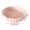 thumbnail image 3 of AURIGATE Air Fryer Silicone Liners Pot for 3 to 5 QT, Air Fryer Silicone Basket Bowl, Replacement of Flammable Parchment Paper, Reusable Baking Tray Oven Accessories, 3 of 5