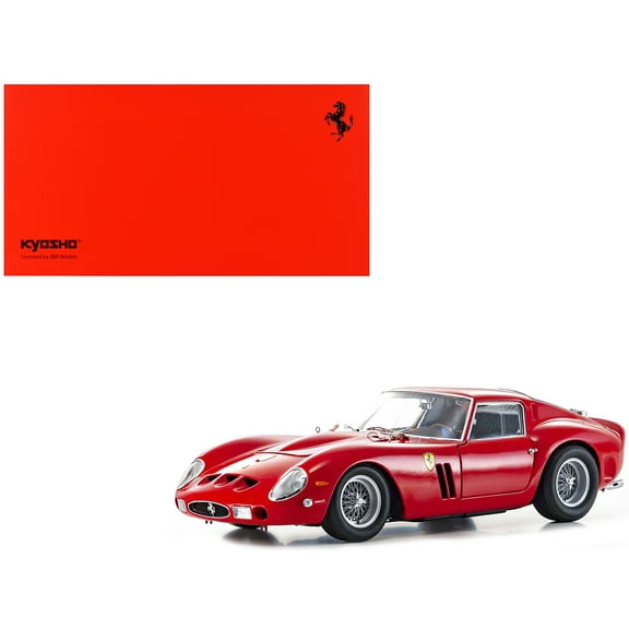 Ferrari 250 GTO Race Red 1/18 Diecast Model Car by Kyosho