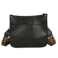 thumbnail image 1 of HAIBOLAN Sac Bandoulière pour Femmes à Sangle de Guitare Léopard, Sac Seau d'Épaule, Sac Bandoulière, 1 of 2