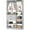 Grey, variant on Homieasy Freestanding Closet System, 40 Inches Stand-Alone Wardrobe with 10 Shelves, 80'' Height Adjustable Cloth Garment Rack with 2 Wood Drawers, Wood Walk-in Closet with Hanging Rod, White
