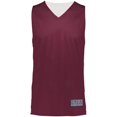 thumbnail image 1 of ASI 161.380.3XL Adulte Tricot Maille 2.0 Réversible Jersey & 44; Marron & Blanc - 3XL, 1 of 1