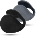 thumbnail image 1 of Cache-Oreilles Tricotés d'Hiver - Cache-Oreilles Pliables en Polaire Classique Unisexe pour Hommes Femmes, 1 of 7