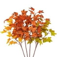 thumbnail image 4 of LHWEN Succulent Artificial Flowers Are Flexible and Lifelike Artificial Maple Leaves Branches Fall Leaves Stems Plants Outdoor Greenery For Kitchen Farmhouse Thanksgiving Table Centerpiece Fireplace, 4 of 8