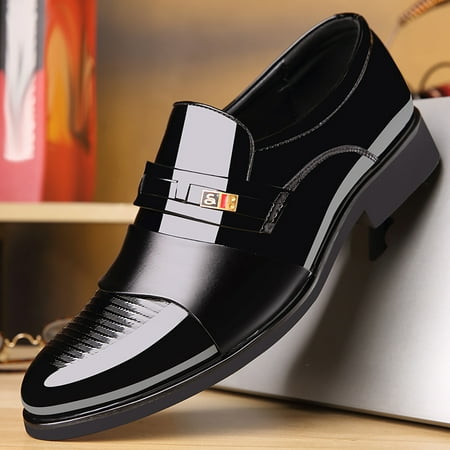

Akiihool Mens Oxford Shoes Casual Men s Shoes Comfortable Casual Shoes Business Formal Sneakers (Black 9)