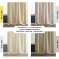 thumbnail image 5 of Half Price Drapes Off White Grommet Vintage Dupioni Silk Room Darkening Curtains (1 Panel), 50WX 108L, 5 of 10