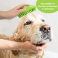 thumbnail image 5 of Dog Grooming Brush Pet Shampoo Bath Soothing Massage Rubber Bristles Curry Comb for Doggy Long & Short Hair Dog Scrubber Professional Quality Dog Wash Brush Home of Paws, 5 of 5