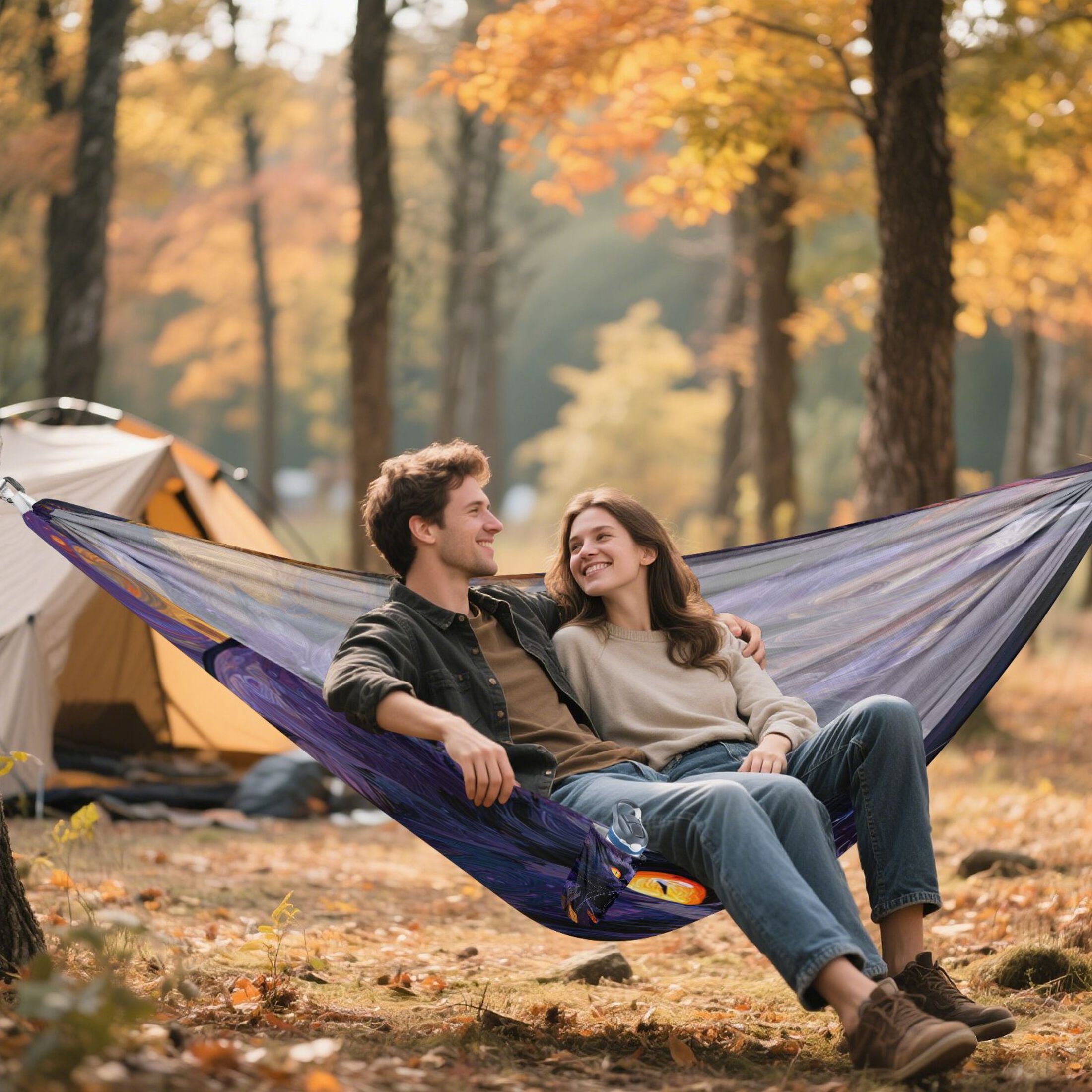 Hanging Hammock Portable Travel Camping For Outdooor Beach Camping Hiking A Cat