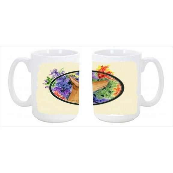 Pharaoh Hound Dishwasher Safe Microwavable Ceramic Coffee Mug 15 oz.