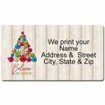 thumbnail image 2 of Believe in The Season Christmas Address Labels (Believe) - Fun Modern Christmas Return Address Label, 2 of 4