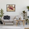 thumbnail image 2 of Stupell Wild Bison Rural Nature Scenery Animals & Insects Photography Gray Floater Framed Art Print Wall Art, 2 of 6