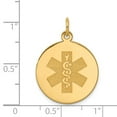 thumbnail image 2 of 14k Yellow Gold Medical ID Jewelry Pendant, 2 of 3