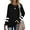 Black, variant on Fantaslook Womens Long Sleeve Tops Crewneck Sweatshirts Casual Color Block Tunic Tops Pullover