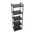 Household Essentials Tower Bookshelf, Tall and Narrow Bookshelf with 5