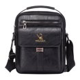 thumbnail image 5 of Bolsa cruzados Vintage para hombre de mensajero de cuero PU cruzados para el trabajo JShteea Para Estrenar, 5 of 5