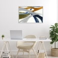 thumbnail image 2 of Stupell Industries Dynamic Abstract Tendrils White Framed Giclee Art design by Liz Jardine, 16 x 24, 2 of 8