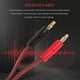 thumbnail image 4 of Cable de Altavoz XLR a Banana, Audio 3 Pines Macho Doble Enchufe 4 Mm Chapado en XLR3 Pro HiFi, 4 of 5