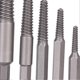 thumbnail image 3 of 5pcs Broken Screw Extractor Hex Shank Fine Teeth Damaged Bolts Removal Tool Easy Out Kit, 3 of 5