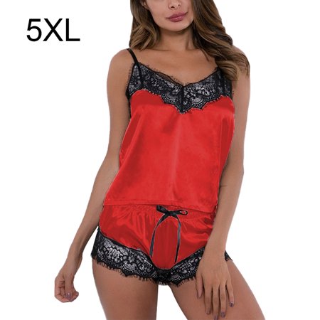 

Pajama Set Lace Strap Sleepwear Suit Summer Nightwear Shorts Woman