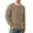 Khaki, variant on QDG Men's Cable Knit Pullover Sweater Casual Crewneck Long Sleeve Knitted Sweater