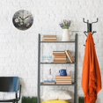 thumbnail image 4 of Daisies on Gray Background Round Wall Clock Silent Battery Operated Home Decor for Living Room Bedroom, 4 of 7