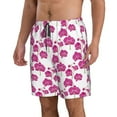 thumbnail image 2 of Naloa Orchids Flowers Men's Beach Shorts, Surfing shorts, Swim trunks, Quick Dry Swim Trunks for Surfing Beach Fun - Medium, 2 of 9