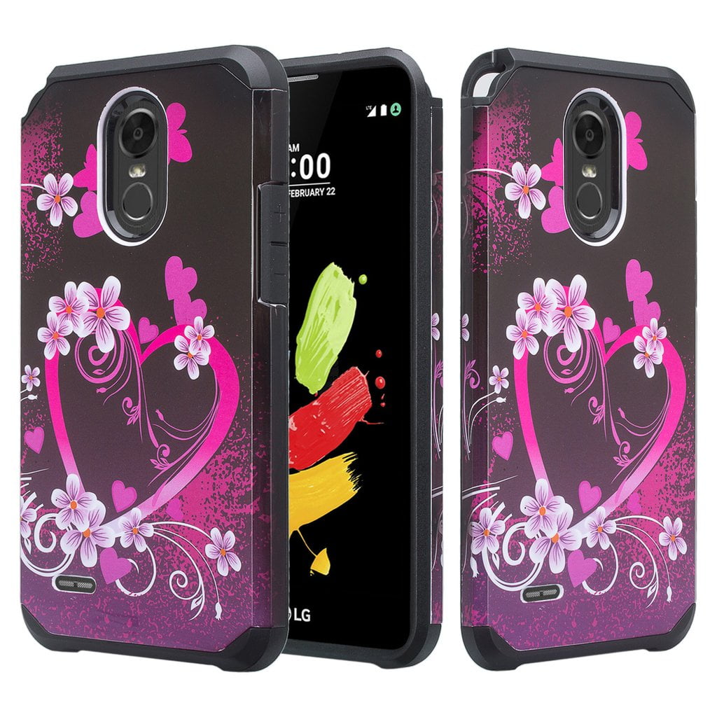 For LG Stylo 3, Stylo 3 Plus Case - Wydan Slim Hybrid Shockproof Hard