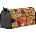 thumbnail image 2 of Fall Pumpkin Magnetic Mailbox Covers Standard Size 18x21 Inch, Turkey Maple Leaf Gnome Plaid Thanksgiving Mailbox Wraps Mailbox Post Cover Seasonal Fall Harvest Mailbox Decor for Outside Garden Yard, 2 of 6