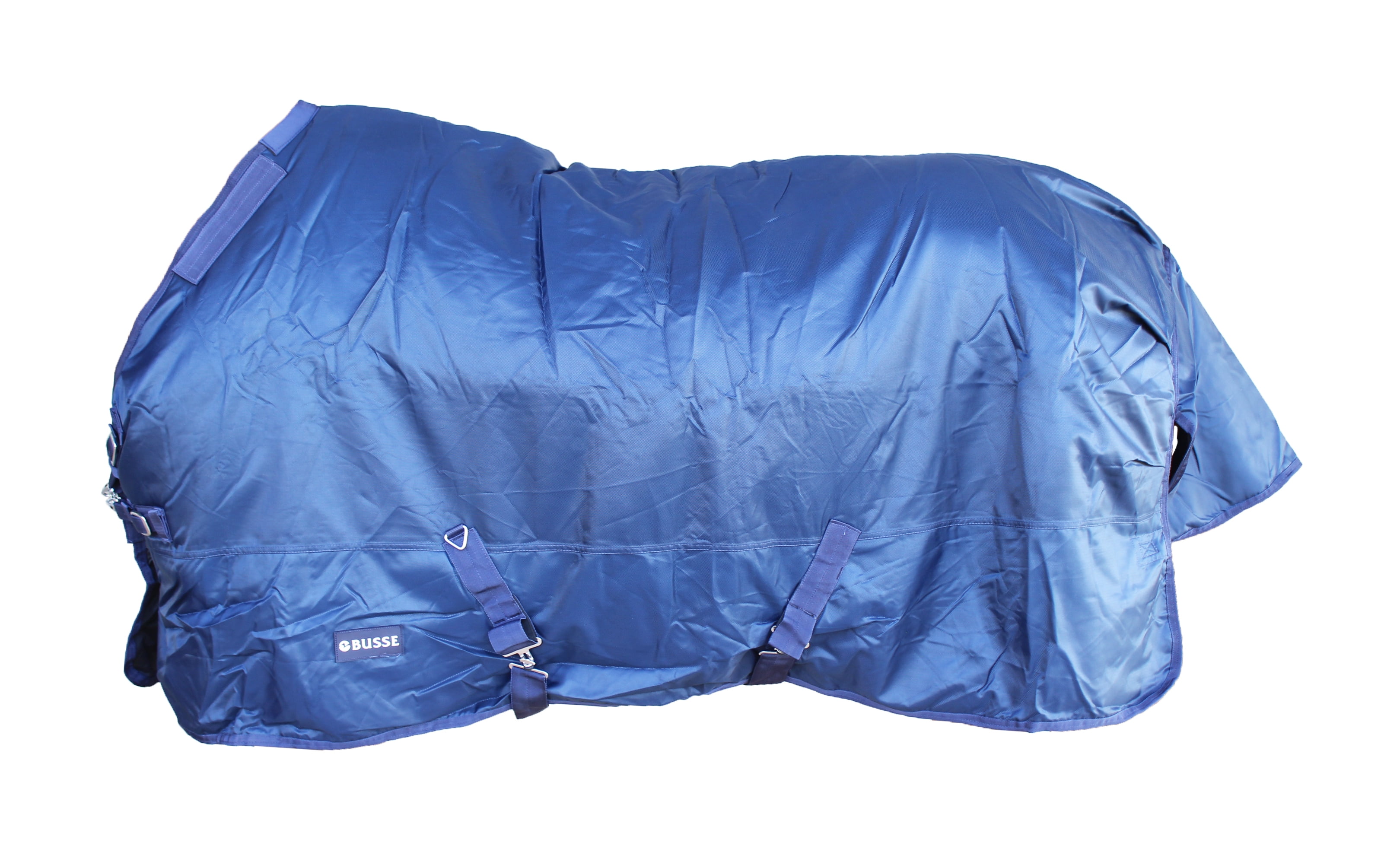 77" Turnout Waterproof Horse Winter Blanket 840D Weight Navy Blue