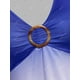 thumbnail image 3 of Camiseta de Talla Extra de Cintura Imperio Floral con Anillo Rosegal  Mangas largas de talla grande, 3 of 5
